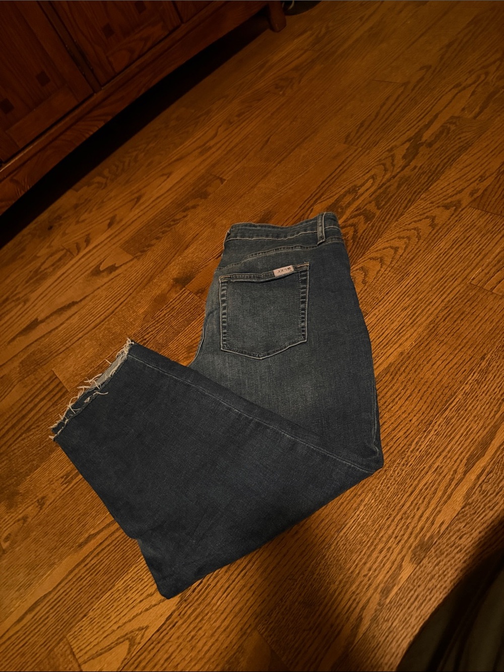 Joe's Jeans Indigo Cropped Straight-Leg Jeans